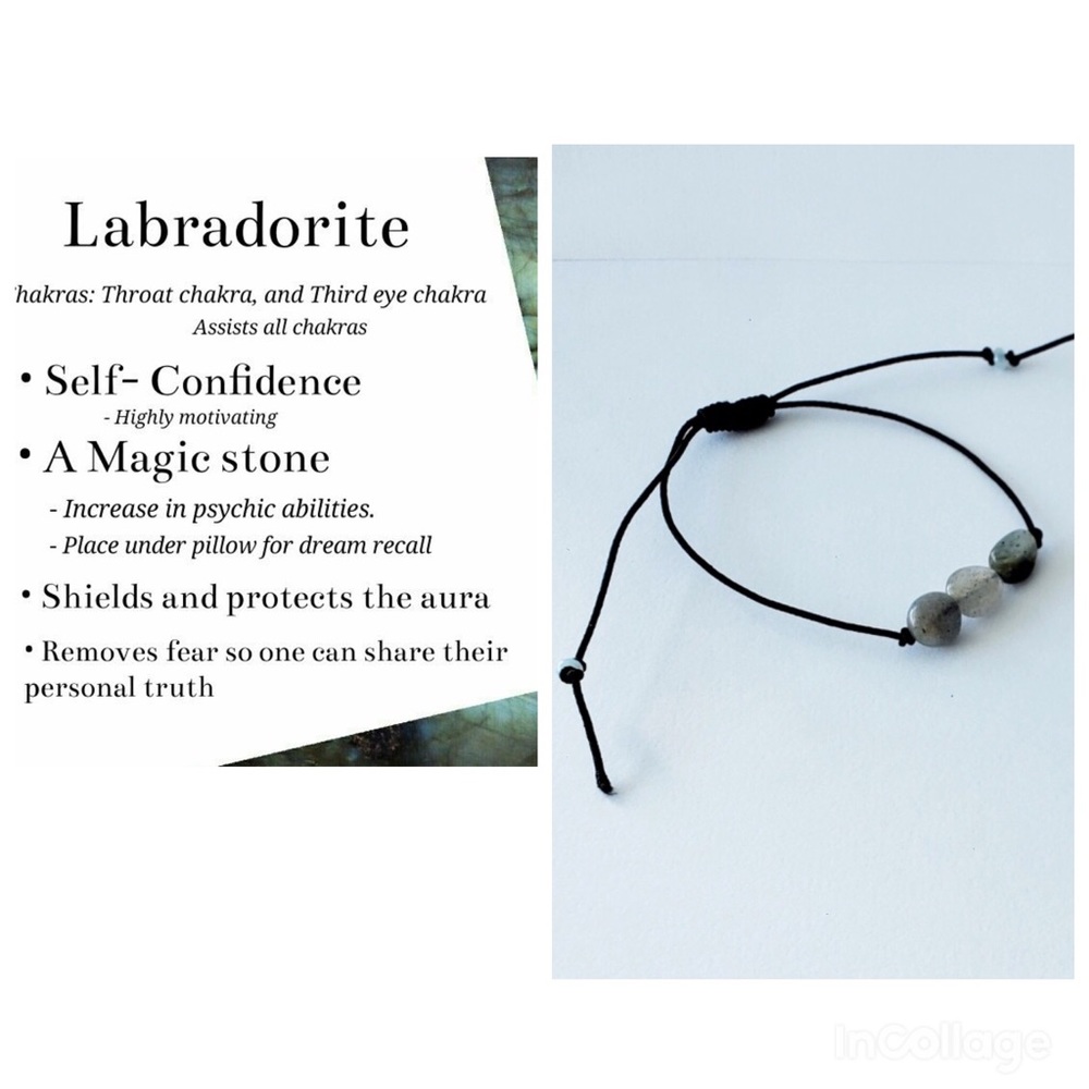 🌱 Labradorite Bracelet with a Purpose & Secret